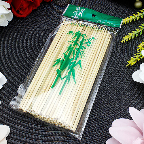 Bambu Çöp Şiş Çiçek Süsleme Çubuğu 15 cm 90 (±10) Adet - 4