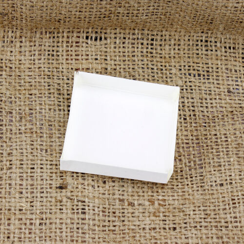 Kutu İçi Yükseklik Beyaz 5x5x1 CM - Kare Dekor (1)