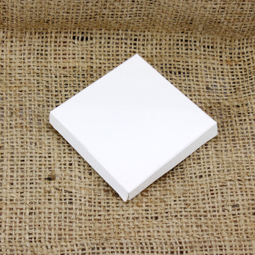Kutu İçi Yükseklik Beyaz 6x6x1 CM - Kare Dekor