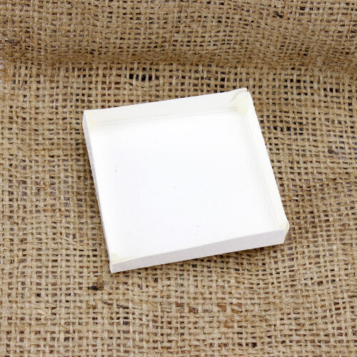 Kutu İçi Yükseklik Beyaz 6x6x1 CM - Kare Dekor (1)