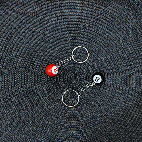 Bilardo Topu Anahtarlık 2 cm 12’Li Paket - 3