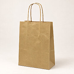 Büküm Saplı Kraft Kağıt Çanta 19 cm 12’li Paket - 2