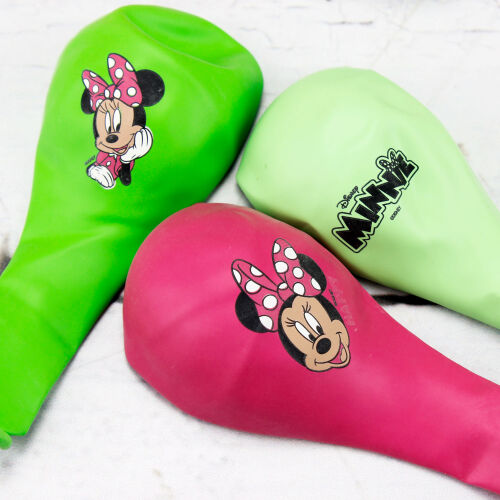 Büyük Boy 12 İnch Lisanslı Disney Minnie Balon - Kare Dekor (1)