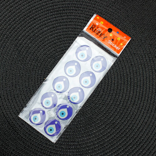Büyük Boy Nazar Sticker - Kare Dekor