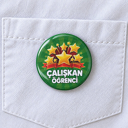  Çalışkan Öğrenci Rozeti 20’li Paket - Toptanalim