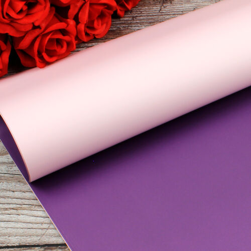 Çiçek Buket Ambalaj Kağıdı Açık Mor Pembe 20'li Paket - Kare Dekor (1)