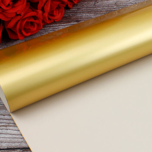 Çiçek Buket Ambalaj Kağıdı Bej Gold 20'li Paket - Kare Dekor (1)