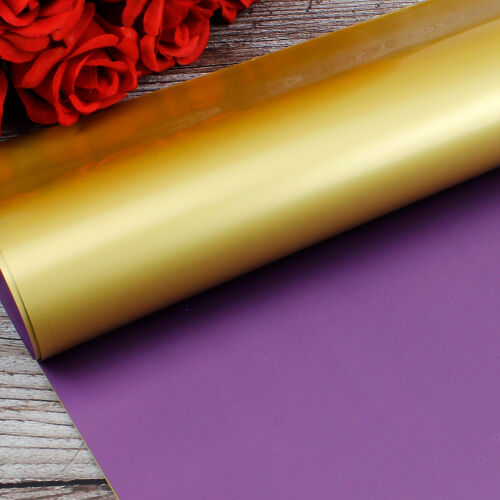 Çiçek Buket Ambalaj Kağıdı Mor Gold 20'li Paket - Kare Dekor (1)