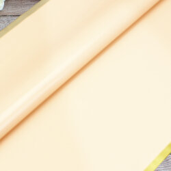 Çiçek Buket Ambalaj Kağıdı Somon Gold Border 20’li Paket - 2