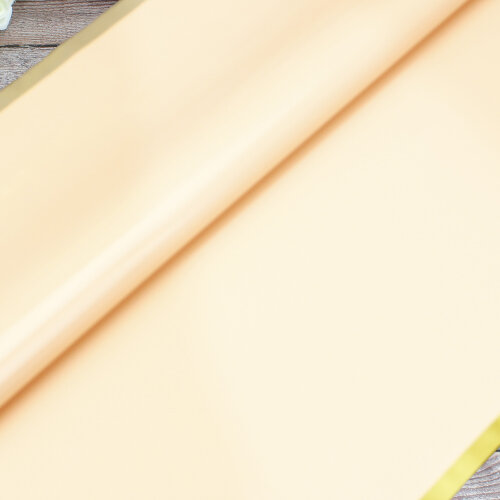 Çiçek Buket Ambalaj Kağıdı Somon Gold Border 20’li Paket - Toptanalim (1)