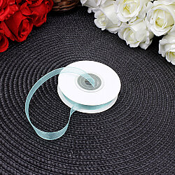 Çift Taraflı 1 cm 25 Metre Organze Kurdele Mint - 2