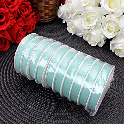 Çift Taraflı 1 cm 25 Metre Organze Kurdele Mint - 3