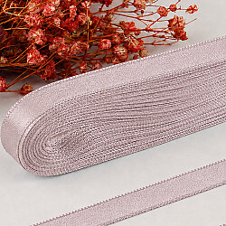Çift Taraflı 1 cm Saten Kurdele 10 Metre Pudra - 2
