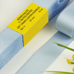 Çift Taraflı 2 Cm Grogren Kurdele Açık Mavi - 2