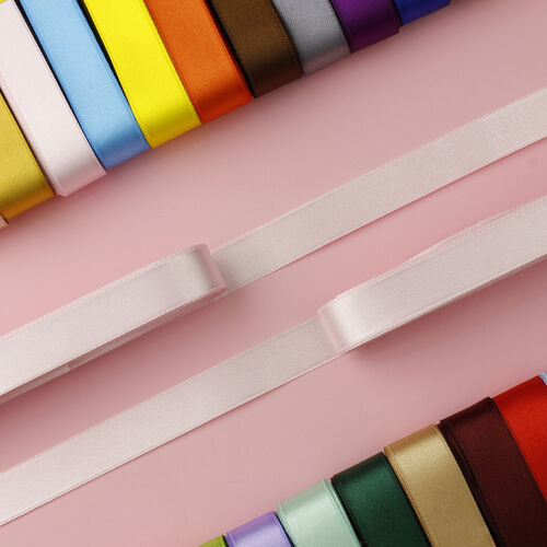 Çift Taraflı 2 Cm Saten Kurdele Açık Pembe - Toptanalim