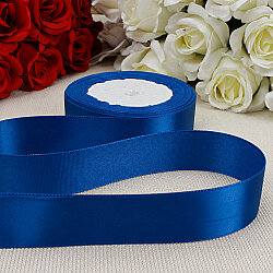 Çift Taraflı 2,5 cm Saten Kurdele Mavi 22 Metre - 2