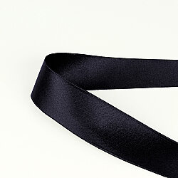 Çift Taraflı 3 Cm Saten Kurdele 10 Metre Koyu Lacivert - 3