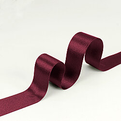 Çift Taraflı 3 Cm Saten Kurdele 10 Metre Mürdüm - 2