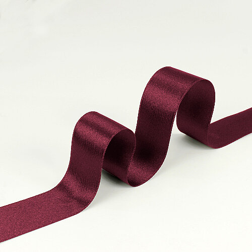 Çift Taraflı 3 Cm Saten Kurdele 10 Metre Mürdüm - Toptanalim (1)