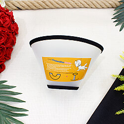Cırt Bantlı Ayarlanabilir Kedi Köpek Elizabeth Koruyucu Yakalık 42 cm - 3