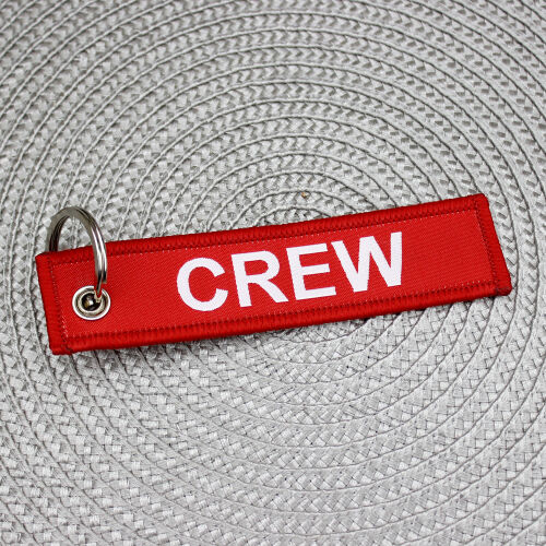Crew Dokuma Anahtarlık - Kare Dekor