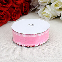 Dantel Kenarlı Kurdele 2,5 cm Bebe Pembe 9 Metre - 2