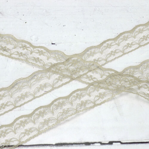 Dantel Şerit Kurdele 2CM Krem 25 metre - 2