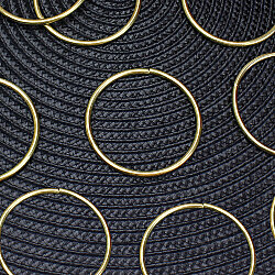 Dekoratif Metal Halka Gold 5,5 cm - 2
