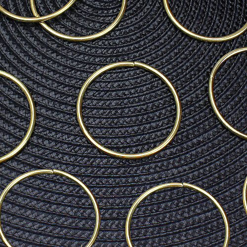 Dekoratif Metal Halka Gold 5,5 cm - Toptanalim (1)