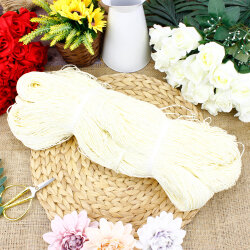El İşi Kağıt İp Sarılmış Örülmeye Hazır 350 Gr (±50 Gr) Ekru Renk - 2