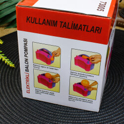 Elektrikli Balon Şişirme Makinesi Çift Çıkışlı 220V-240V - 5
