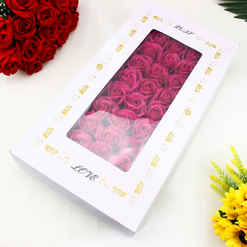 Fuşya Sabun Gül 50’li Paket - 3