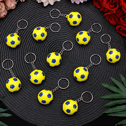 Futbol Topu Anahtarlık Sarı Lacivert 12’li Paket - Toptanalim (1)