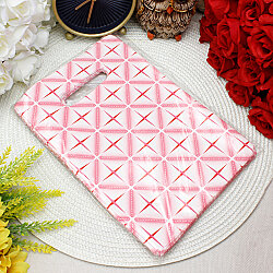 Geometrik Desenli Hediyelik El Geçme Poşeti Pembe 17x25 cm 50’li Paket - 2
