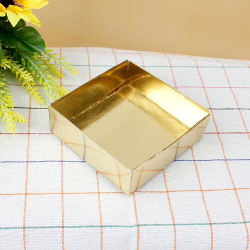 Gold Altlık 9x9x3 CM - Kare Dekor