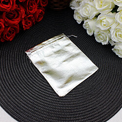 Gümüş Lame Parlak Kese 12x14 cm (50’li Paket) - 1
