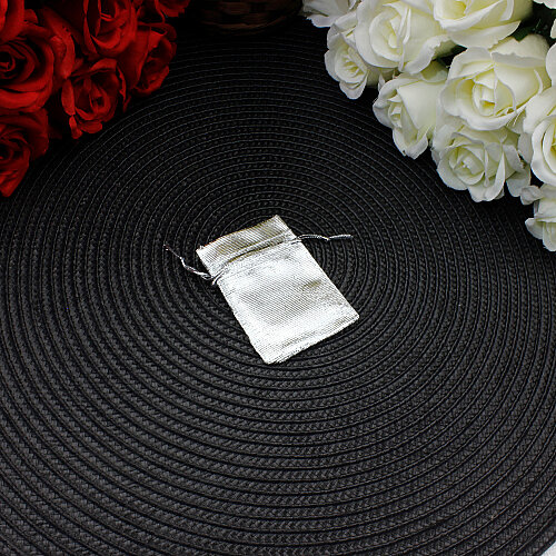 Gümüş Lame Parlak Kese 5x7 cm (100’lü Paket) - Toptanalim (1)