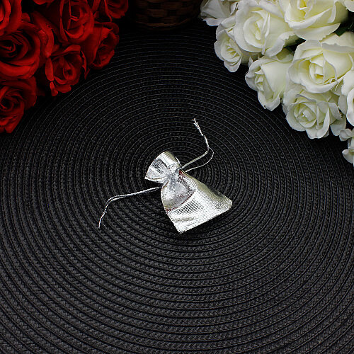 Gümüş Lame Parlak Kese 5x7 cm (100’lü Paket) - 3