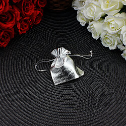 Gümüş Lame Parlak Kese 7x9 cm (100’lü Paket) - 3