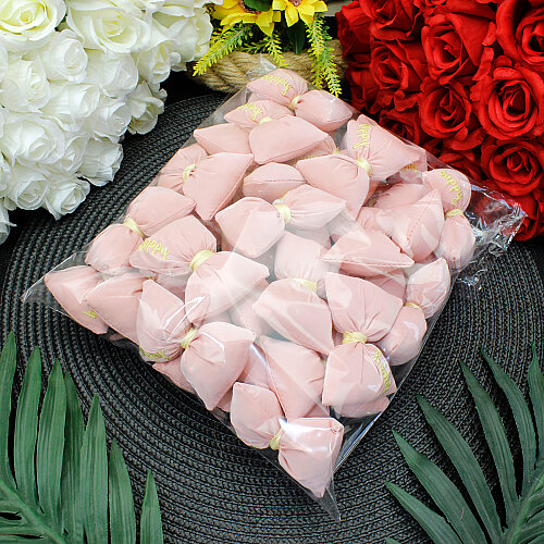 Happy Yazı İşlemeli Dolgulu Fiyonk Pudra 7 cm - 3