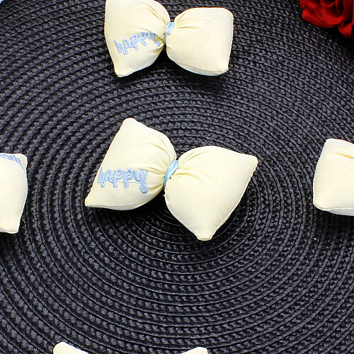 Happy Yazı İşlemeli Dolgulu Fiyonk Sarı 7 cm - Toptanalim (1)