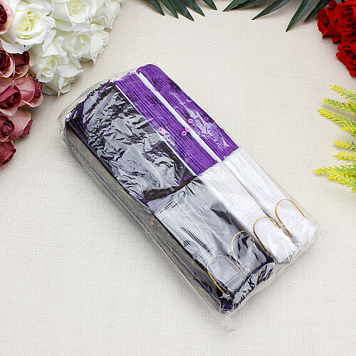 Hediyelik Asorti Pullu Nakışlı Şık Yelpaze 12’li Paket - 7