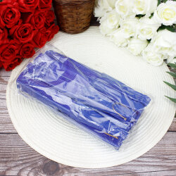 Hediyelik Saks Mavi Renk Şık Yelpaze 12’li Paket - 2
