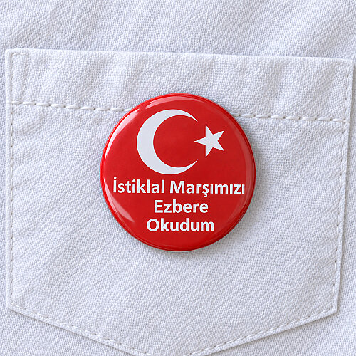 İstiklal Marşımızı Ezbere Okudum Rozeti 20’li Paket - Toptanalim
