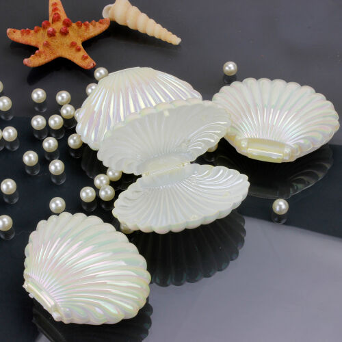 İthal Janjanlı İstiridye Hediyelik Kutu 8X6CM - Kare Dekor