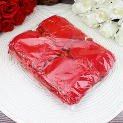 Kadife Lale Kese Kırmızı 7x9 cm (100’lü Paket) - 3