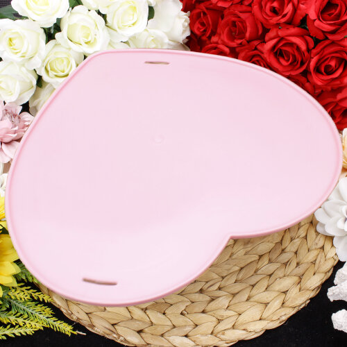Kalpli Şeffaf Mika Aranjman Kutusu Pembe - 3