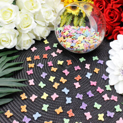 Kelebek Form Boncuk 12x11 mm (500 Adet) - 1