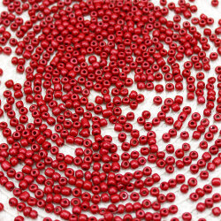  Damla Kum Boncuk Kırmızı 4,5 mm (1 kg) - 1
