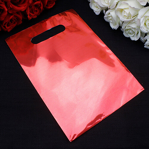 Kırmızı Hediyelik El Geçme Poşeti 17x25 cm 100’lü Paket - Toptanalim